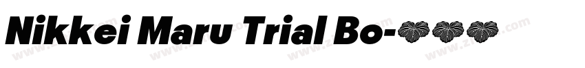 Nikkei Maru Trial Bo字体转换